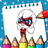 LadyBug Coloring princess Game1.0_rowtechapk.com