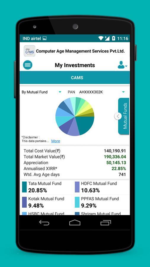 myCAMS Mutual Fund App screenshot image 3_Popularmodapk.com