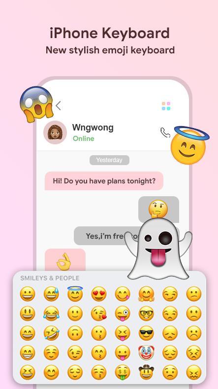 iPhone Keyboard screenshot image 2_funmod.online