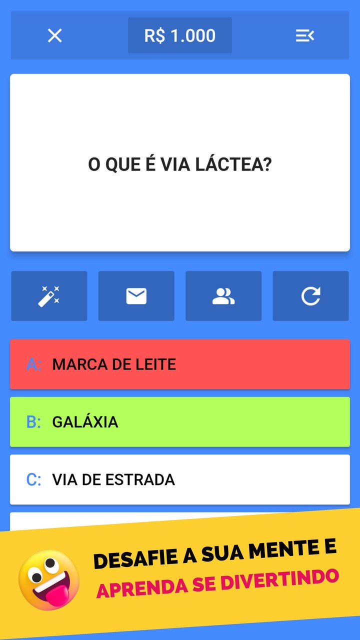 Jogo do Milhão: Quiz Perguntas screenshot image 2_Popularmodapk.com