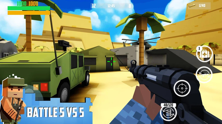 Block Gun: FPS PvP War - Online Gun Shooting Games<span>(mod)</span> screenshot image 1_Popularmodapk.com