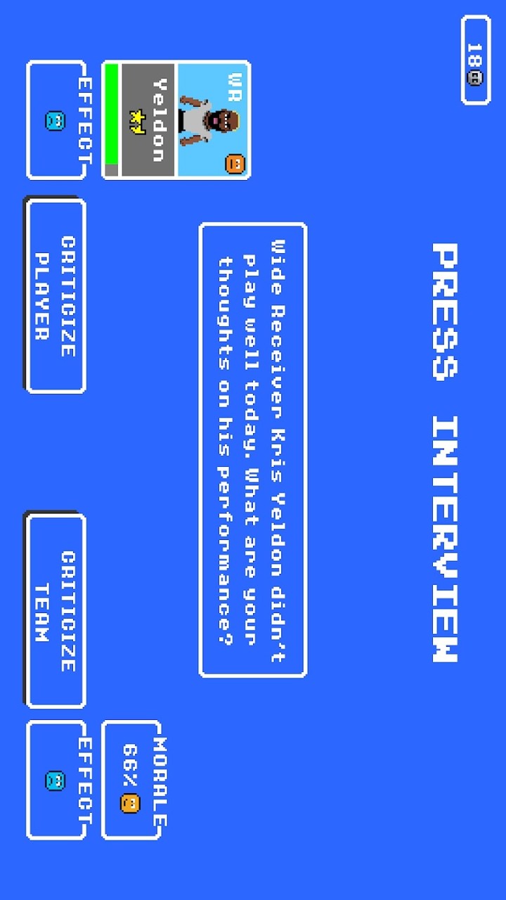 Retro Bowl<span>(Unlimited coins)</span> screenshot image 1_Popularmodapk.com