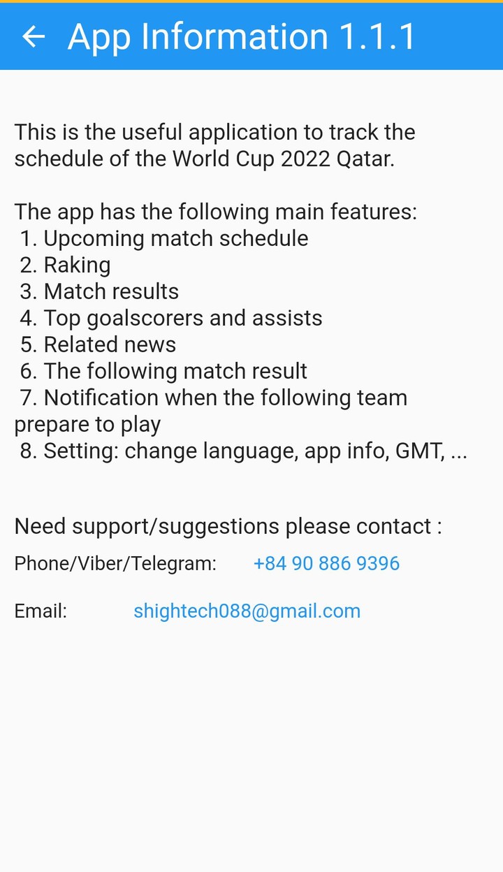 World Cup 2022 Match Schedules screenshot image 9_Popularmodapk.com