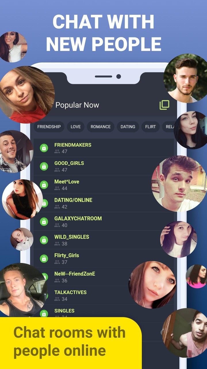 Galaxy - Chat Rooms & Dating screenshot image 4_Popularmodapk.com