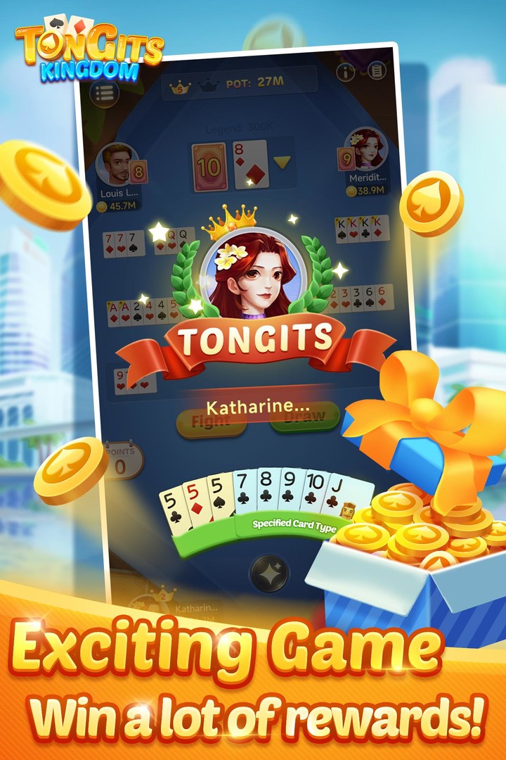 Tongits Kingdom-Fun Card Game screenshot image 2_Popularmodapk.com