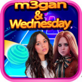 M3gan Doll & Wednesday addams1_rowtechapk.com
