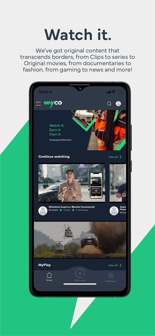 myco- Watch it.Earn it.Own it screenshot image 2_Popularmodapk.com