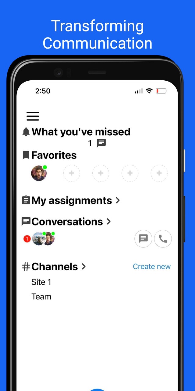Griot Video Walkie Talkie PTT screenshot image 1_Popularmodapk.com
