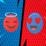 Rainbow Monster Red Blue emoj2.0_rowtechapk.com
