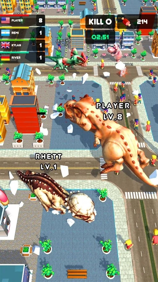 Rampage : Giant Monsters(Free ads to receive rewards) screenshot image 7_Popularmodapk.com