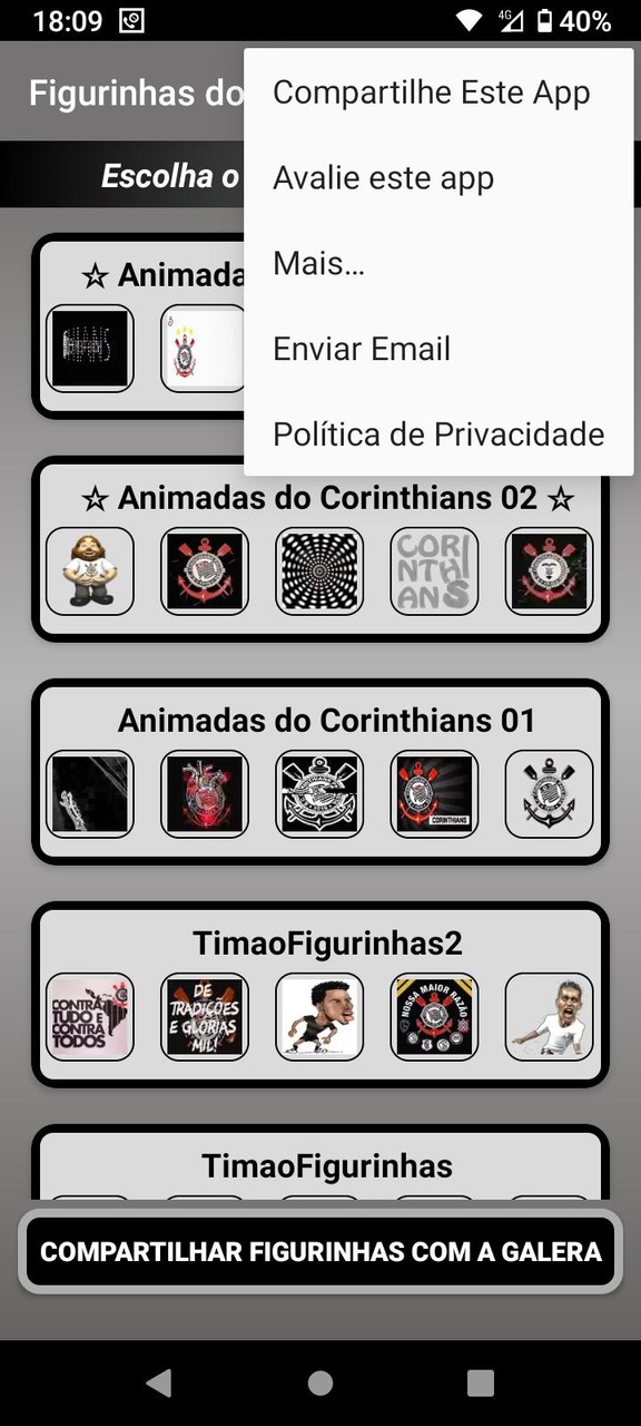 Figurinhas do Corinthians screenshot image 6_Popularmodapk.com