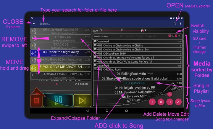 Backing Track Player DEMO screenshot image 8_Popularmodapk.com