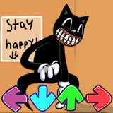 Battle vs Cartoon Cat FNF Mod1.0_rowtechapk.com