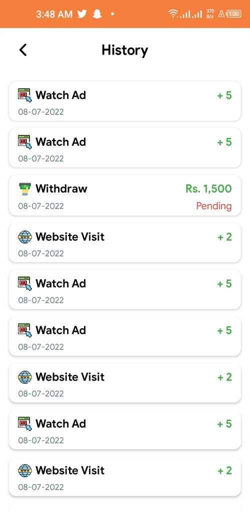 Earning - Earn by Watching screenshot image 9_Popularmodapk.com