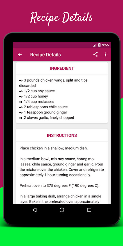 Chicken Wings Cooking Recipes screenshot image 28_Popularmodapk.com