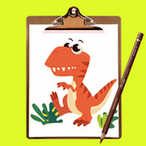 Cómo dibujar dinosaurios1.3_rowtechapk.com