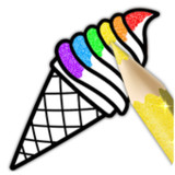 Glitter Ice Cream Coloring5.9_rowtechapk.com