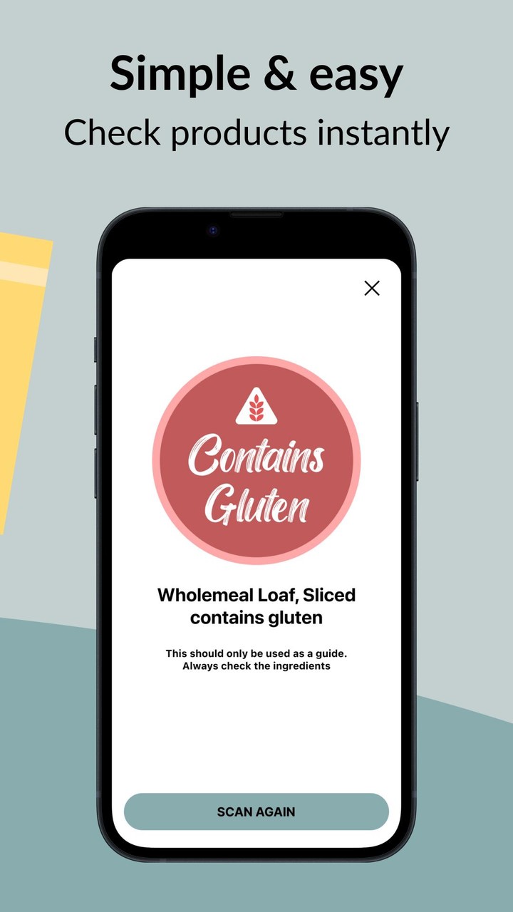 Gluten Free Scanner screenshot image 3_Popularmodapk.com