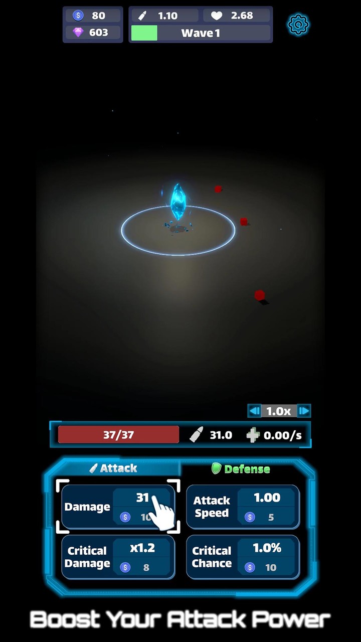Crystal Defense Battle screenshot image 2_Popularmodapk.com