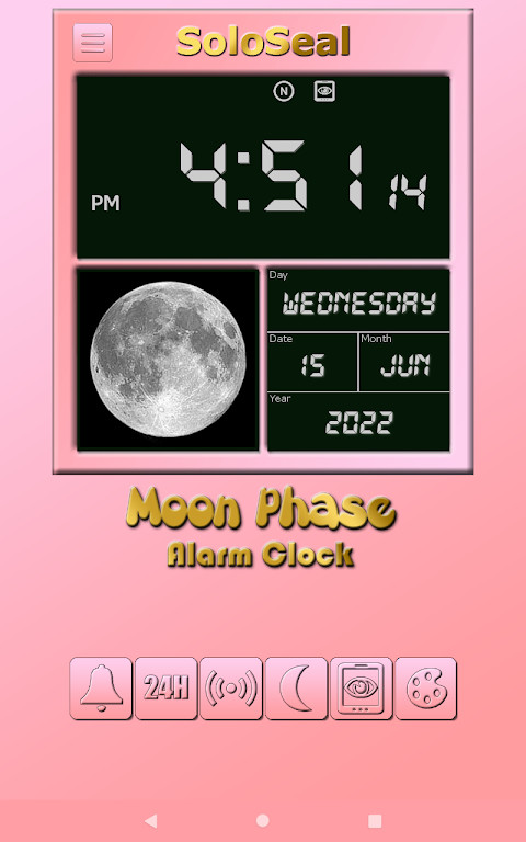 Moon Phase Alarm Clock screenshot image 25_Popularmodapk.com