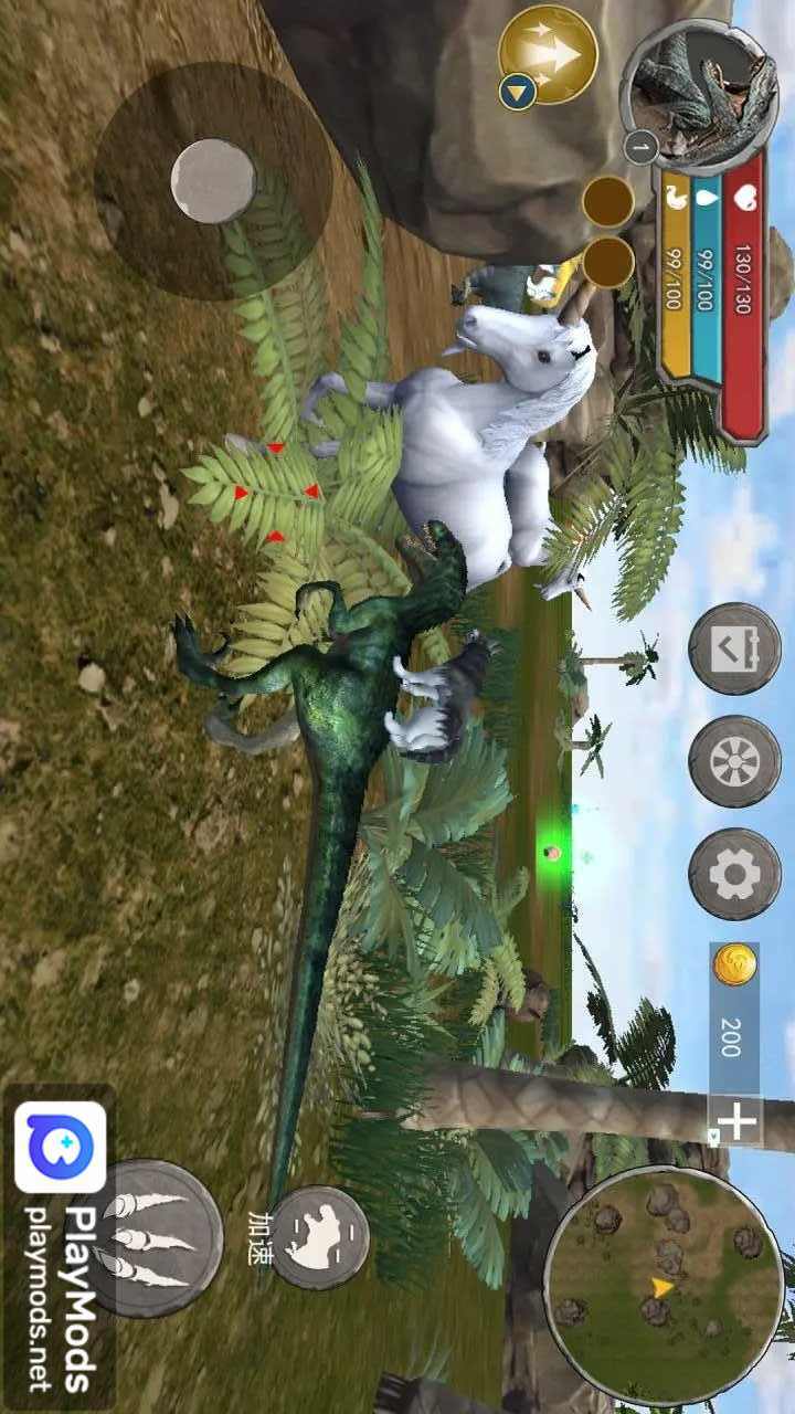 恐龙抗狼吞噬生存<span>(No Ads)</span> screenshot image 4_Popularmodapk.com