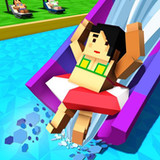 Water Park Craft: Waterslide Uphill Rush Adventure<span>(Unlocked)</span>1.0_rowtechapk.com