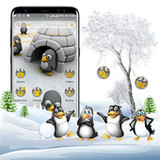 Cute Penguin Launcher Theme1.5_rowtechapk.com