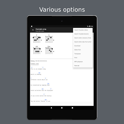 GuitarTab - Tabs and chords screenshot image 10_Popularmodapk.com