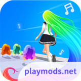 Dancing Hair - Music Race 3D<span>(Unlimited money)</span>1.0.61_rowtechapk.com