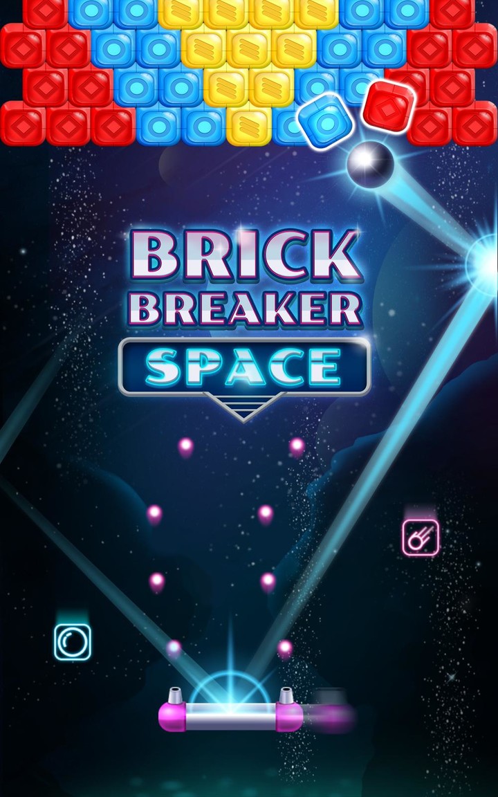 Brick Breaker Space screenshot image 5_Popularmodapk.com