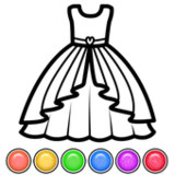Glitter Dress Coloring Book29_rowtechapk.com