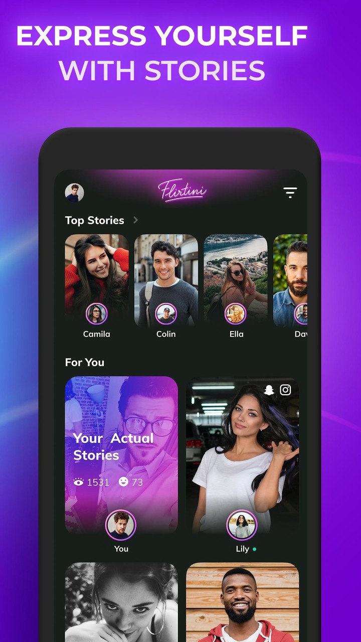 Flirtini - Chat, Flirt, Date screenshot image 7_Popularmodapk.com