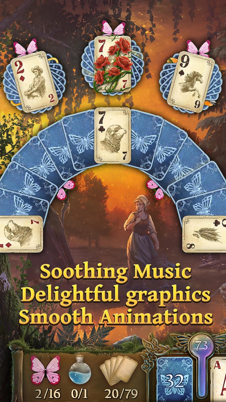 Solitaire Fairytale screenshot image 5_Popularmodapk.com