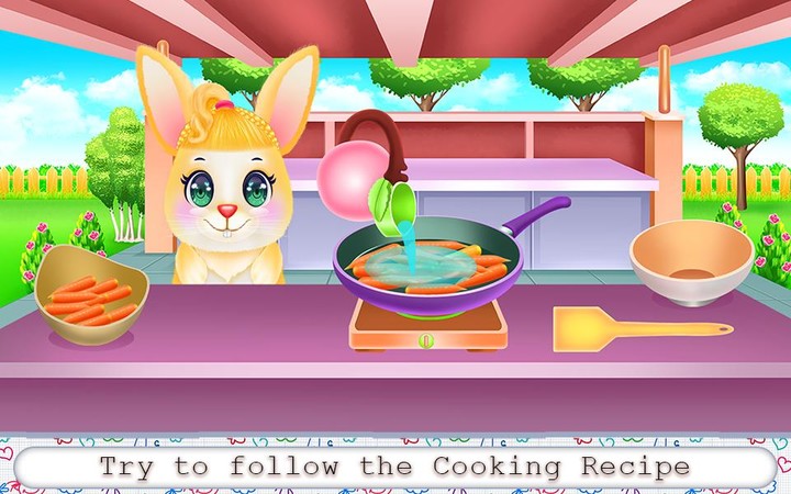 Cute Bunny Caring and Dressup screenshot image 5_Popularmodapk.com