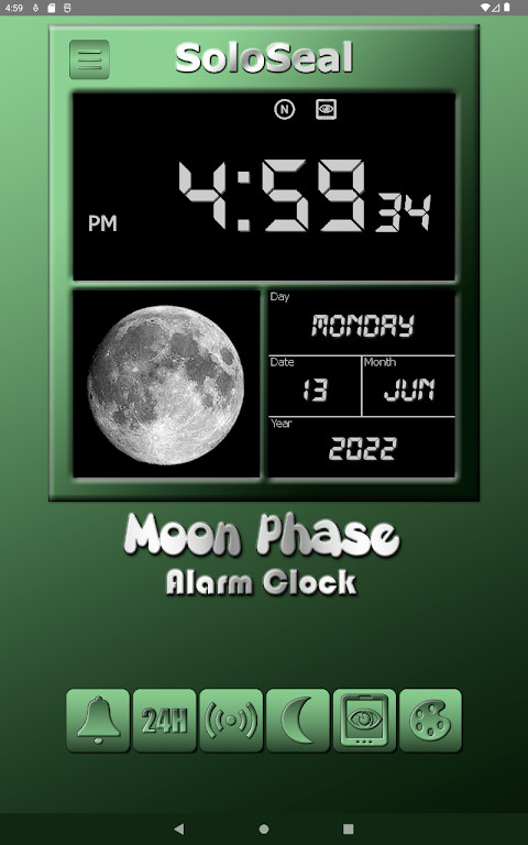 Moon Phase Alarm Clock screenshot image 20_Popularmodapk.com