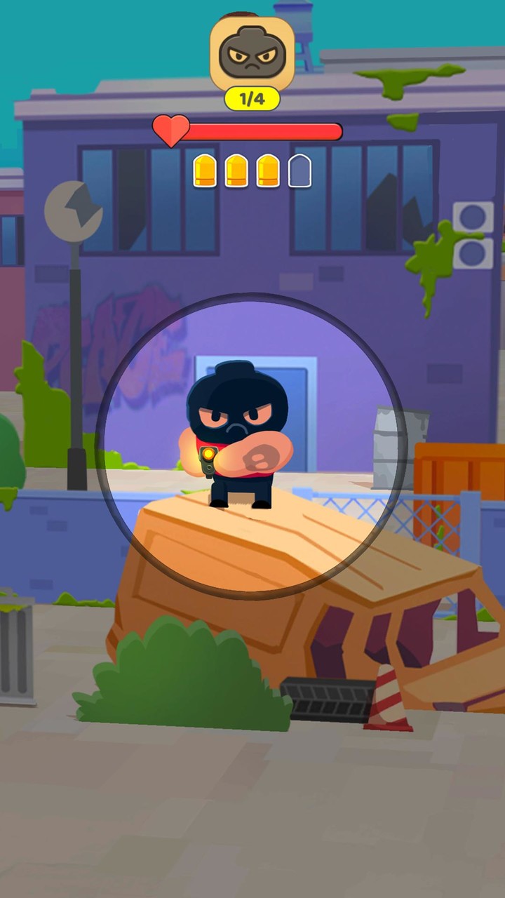 Sniper Shooter 2D screenshot image 3_Popularmodapk.com