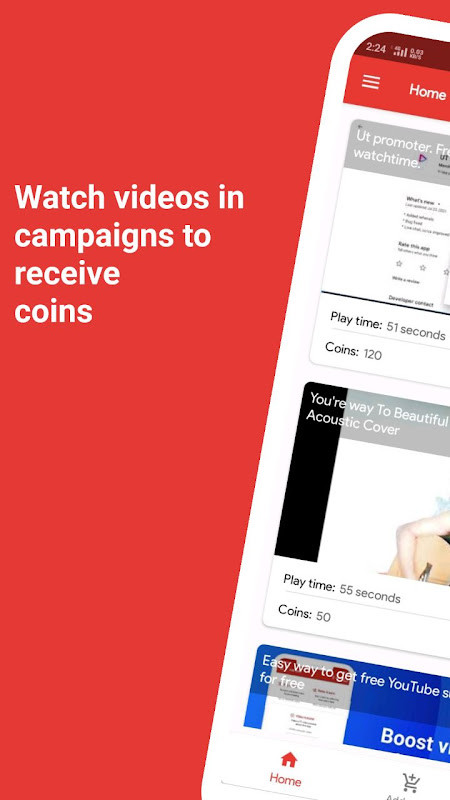 UT Promoter - get subscribers & views screenshot image 1_Popularmodapk.com