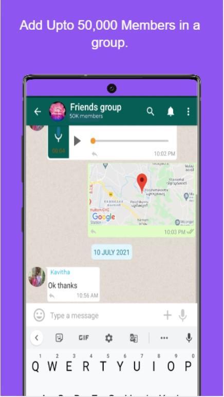 Call Chat Private Messenger screenshot image 8_Popularmodapk.com
