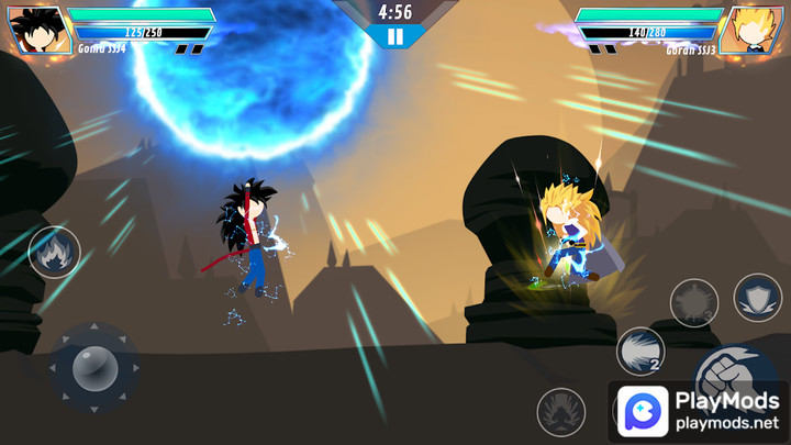 Stick Shadow Fighter - Supreme Dragon Warriors(MOD) screenshot image 4_Popularmodapk.com