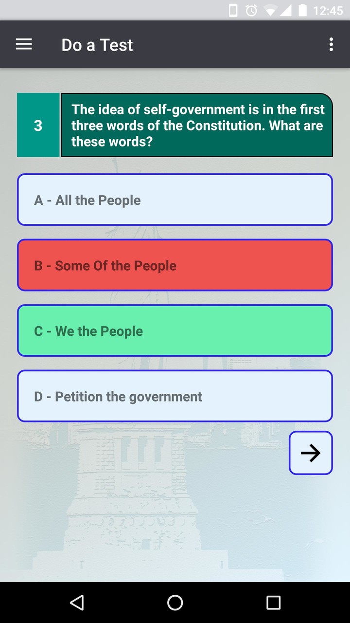 US Citizenship Test 2022 screenshot image 5_Popularmodapk.com