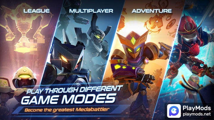 MEDABOTS: Card Battle RPG Game<span>(No Ads)</span> screenshot image 1_Popularmodapk.com