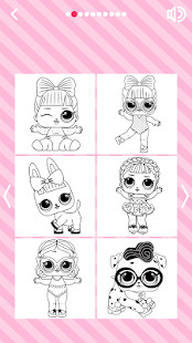 Cute Dolls Gliter Coloring Pages<span>(Mod APK)</span> screenshot image 1_Popularmodapk.com