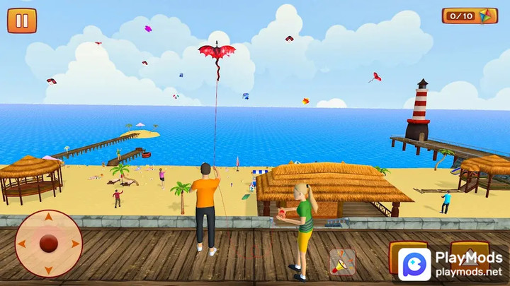 Kite Game: Kite Flying Games<span>(No Ads)</span> screenshot image 1_Popularmodapk.com