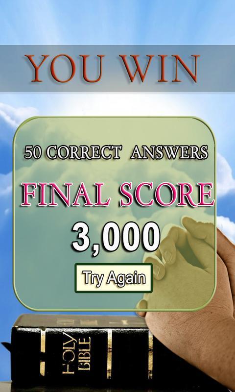 Holy Bible Faith Test Quiz screenshot image 4_Popularmodapk.com