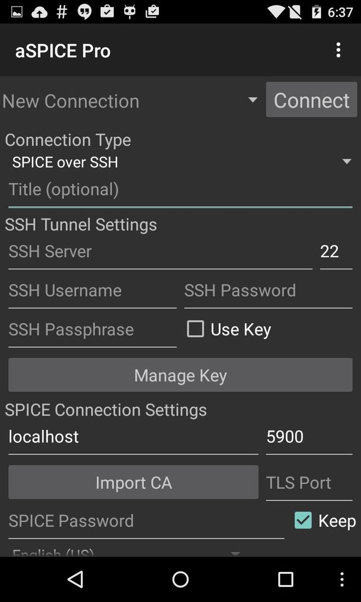 aSPICE: Secure SPICE Client screenshot image 22_Popularmodapk.com