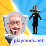 Merge Toilet: Battle Master<span>(No ads)</span>1.7_rowtechapk.com