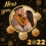 Happy New Year Photo Frame 2022 - Photo Editor1.2_rowtechapk.com
