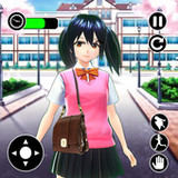Anime High School Girl 3D Sim1.15_rowtechapk.com