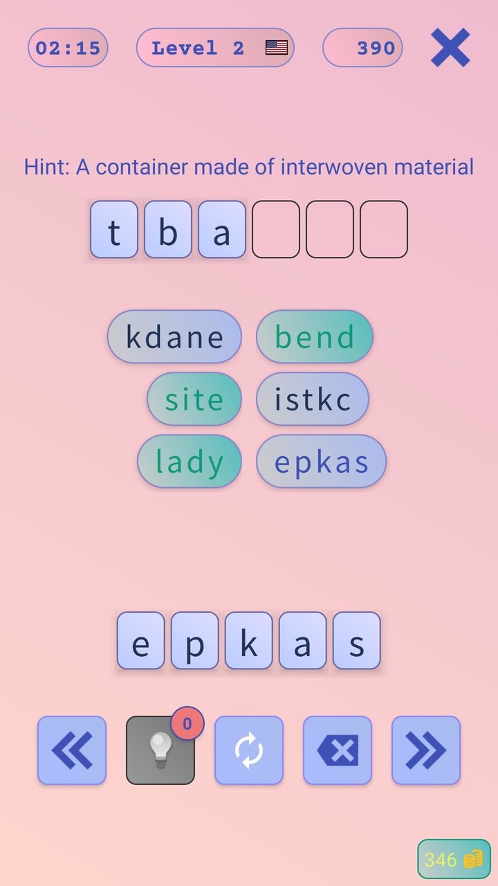 Anagram - Word Game screenshot image 2_Popularmodapk.com