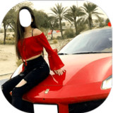 Girls With Car Photo Editor2.0_rowtechapk.com